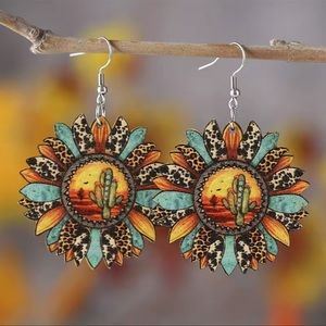 Sunflower Desert Earrings
